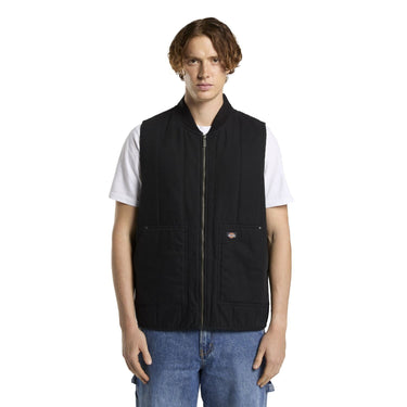 Dickies Quilted Canvas Vest - Black