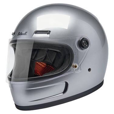 Biltwell Gringo Sv Helmet - Gloss Silver