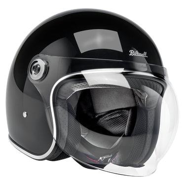Biltwell Tahoe Helmet - Gloss Black