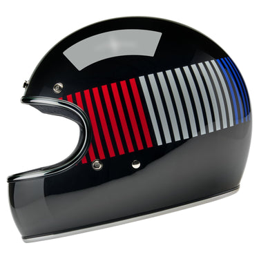 Biltwell Gringo Helmet - RWB Raceflow Black
