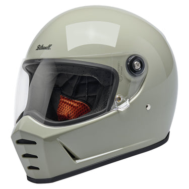 Biltwell Lane Splitter Helmet - Chalk