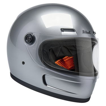 Biltwell Gringo Sv Helmet - Gloss Silver
