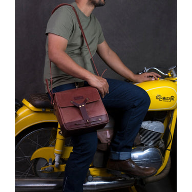 Trip Machine Messenger Bag - Cherry Red
