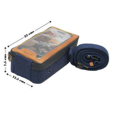 Trip Machine Navigator Bag - Blue & Tan