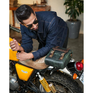 Trip Machine Tank And Tail Bag 4.4 Liter - Forest Green