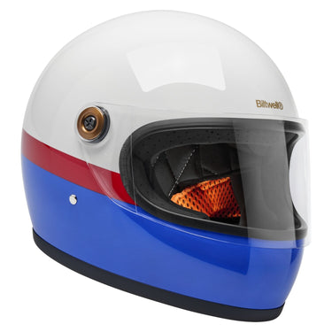 Biltwell Gringo S Helmet - Gloss RWB