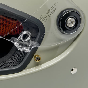 Biltwell Lane Splitter Helmet - Chalk