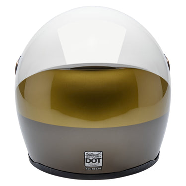 Biltwell Lane Splitter Helmet - Intersection Gold/Silver/Bronz