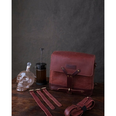 Trip Machine Messenger Bag - Cherry Red