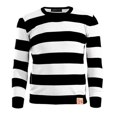 13 1/2 Outlaw Sweater - Black/Off White