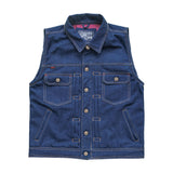 13 1/2 Rain Splitter Denim Vest - Indigo