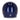13 1/2 Skull Bucket Helmet - Crash Blue/Gold Wing - MOTOCCINO