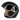 13 1/2 Skull Bucket Helmet - Flames Gold - MOTOCCINO