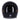 13 1/2 Skull Bucket Helmet - Gloss Black/Gold Wing - MOTOCCINO