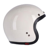 13 1/2 Skull Bucket Helmet - Vintage White