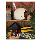 13 1/2 Skull Bucket Helmet - Vintage White