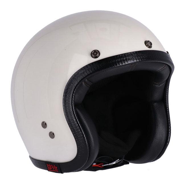 13 1/2 Skull Bucket Helmet - Vintage White