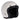 13 1/2 Skull Bucket Helmet - Vintage White - MOTOCCINO