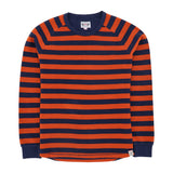 13 1/2 Waffle Jersey - Orange/Navy