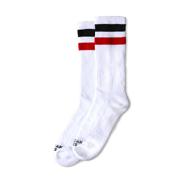 American Socks Mid high Teenage Anarchist black/red striped