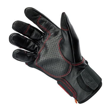 Biltwell Borrego gloves black/redline CE appr.