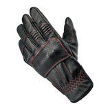 Biltwell Borrego gloves black/redline CE appr.