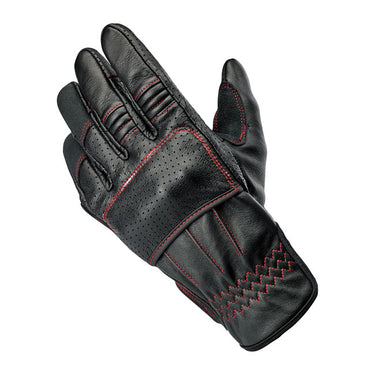 Biltwell Borrego gloves black/redline CE appr.