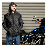 Biltwell Woobie zip hoodie black
