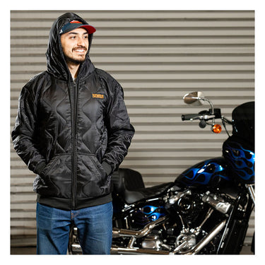 Biltwell Woobie zip hoodie black