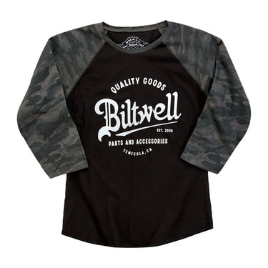 Biltwell Script baseball female shirt