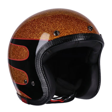 13 1/2 Skull Bucket Helmet - Superior Metal Flake