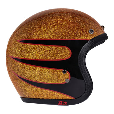 13 1/2 Skull Bucket Helmet - Superior Metal Flake