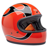 Biltwell Gringo Helmet - Comp Orange Flames
