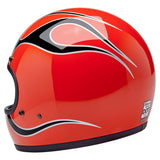 Biltwell Gringo Helmet - Comp Orange Flames