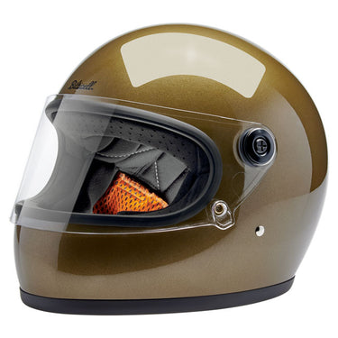 Biltwell Gringo S Helmet - Ugly Gold Metallic