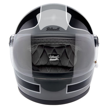 Biltwell Gringo S Helmet - Storm Grey/Black Tracker Gloss