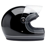 Biltwell Gringo S Helmet - Storm Grey/Black Tracker Gloss