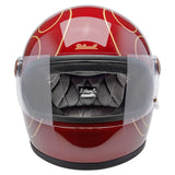 Biltwell Gringo S Helmet - Garnet Red Flames