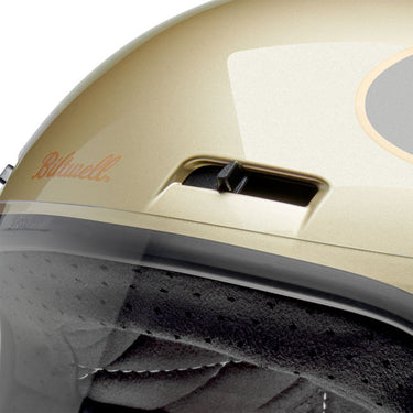 Biltwell Gringo Sv Helmet - Metallic Champagne/Charcoal Tracker