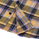 13 1/2 Steel flannel yellow