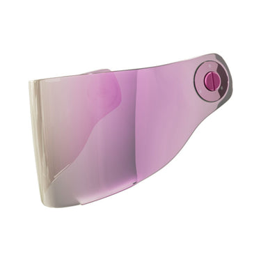 John Doe Ece Visor - Silver Purple Mirror - MOTOCCINO
