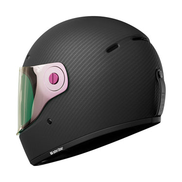 John Doe JD/ONE Frozen Helmet - Carbon - MOTOCCINO