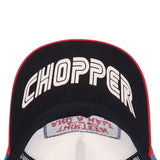 13 1/2 Outlaw Club trucker cap blue/red