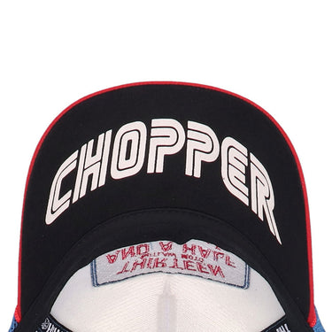 13 1/2 Outlaw Club trucker cap blue/red