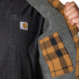 Flannel Sherpa Lined Shirt – Brown