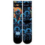 American Socks Mid High Knucklehead socks blue