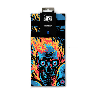 American Socks Mid High Knucklehead socks blue