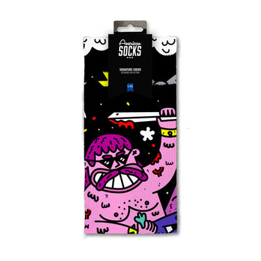American socks Signature Barbarian socks black