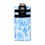 American socks Signature Freaked socks blue