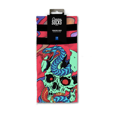 American socks Signature Dead and Alive socks pink